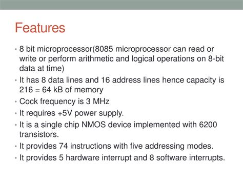 Ppt 8085 Microprocessor Powerpoint Presentation Free Download Id