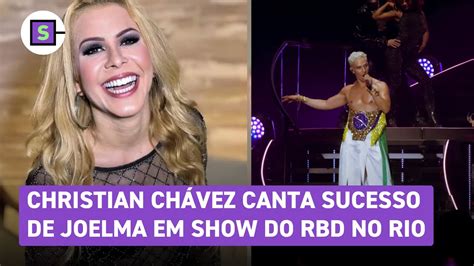 Christian Ch Vez Canta Sucesso De Joelma Em Show Do Rbd No Rio E Leva