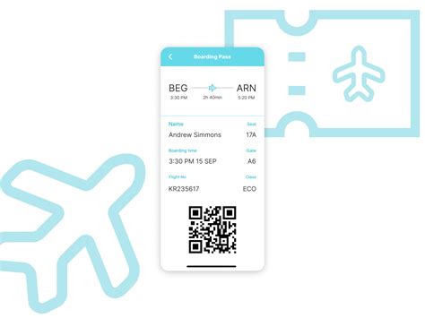 DailyUI 024 Boarding Pass By Nikola Mitrovic On Dribbble