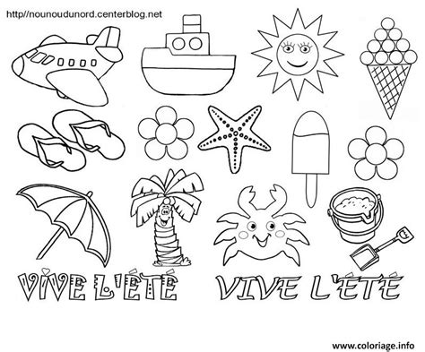 Coloriage Vive Lete Bonne Vacances Ete Dessin Ete à Imprimer