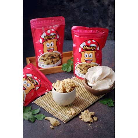 Jual Muspy Keripik Jamur Tiram Crispy G Shopee Indonesia