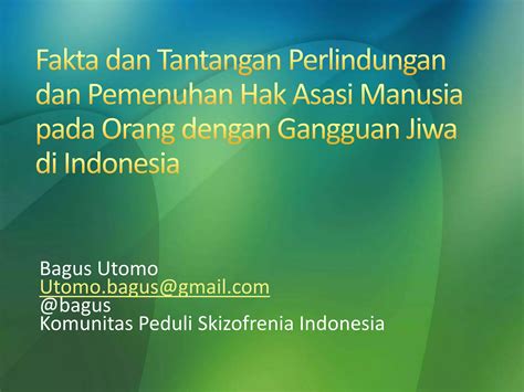 Fakta Dan Tantangan Perlindungan Dan Pemenuhan Hak Asasi Manusia Pada