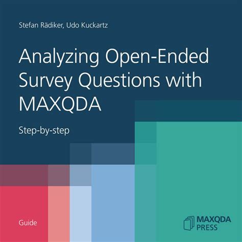 Maxqda 2022 Online Manual Categorize Survey Data