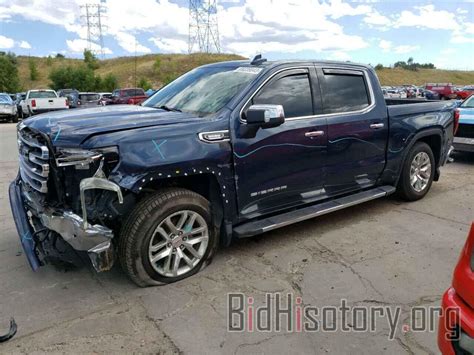Report 3gtu9det5lg199368 Gmc Sierra 2020 Blue Diesel Price And Damage
