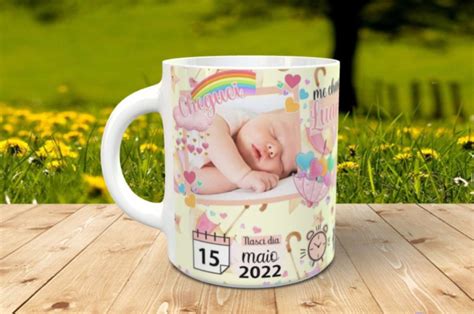 Caneca Bebê Nascimento Elo7 Produtos Especiais