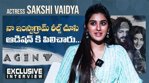 Actress Sakshi Vaidya Exclusive Interview About Agent Movie Akhil