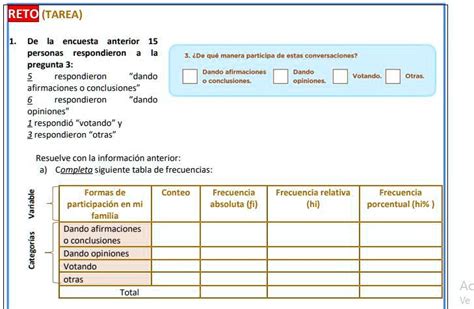 Solved Expliqueme Alguien Como Puedo Hacer Esta Tabla De Frecuencias