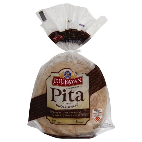 Toufayan Whole Wheat Pita Bread Products Lowes Foods To Go Local