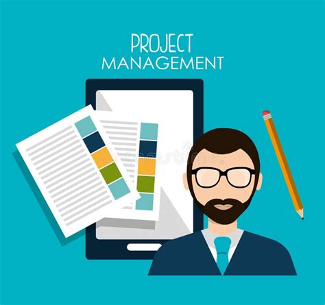 Business Project Management Stock Illustration Illustration Of