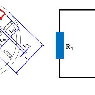 a Magnetic circuit diagram, b simplified magnetic circuit | Download Scientific Diagram