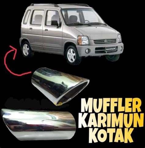 Jual Muffler Variasi Ujung Pipa Knalpot Sporty KARIMUN KOTAK Di Lapak