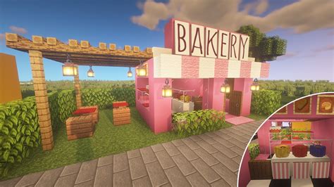 How To Build A Bakery In Minecraft Youtube