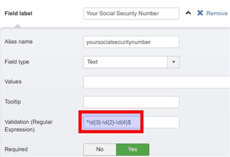 How To Check For US Social Security Numbers In Shack Forms Joomlashack