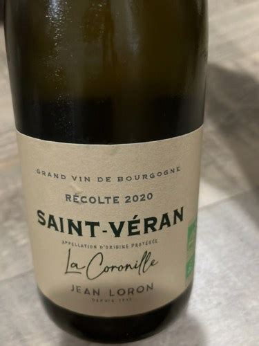 Jean Loron Saint Véran La Coronille Vivino US