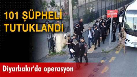 Diyarbak R Daki K K N Kurutma Operasyonu Nda Pheli Tutukland