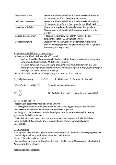 Lernzettel 3 Zusammenfassung Grundlagen Der Molekularbiologie Und