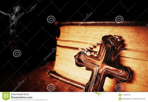 Symbole Jesus Cross De Religion De Christianisme Et Bible Image Stock