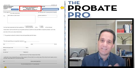 Letters Of Guardianship Of Individual With Developmental Disability