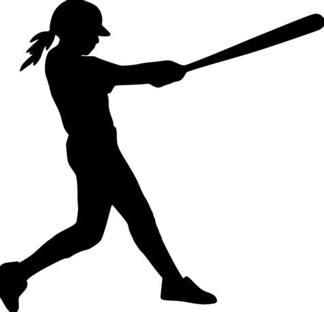 Softball Player Vinyl Decal Sticker Fastpitch Batter Ebay