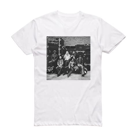 The Allman Brothers Band At Fillmore East Album Cover T Shirt White Album Cover T Shirts