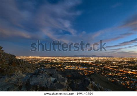 Phoenix City Lights Dusk Stock Photo (Edit Now) 199140254