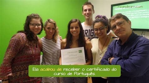 Acabar De In Portuguese A Dica Do Dia Free Class