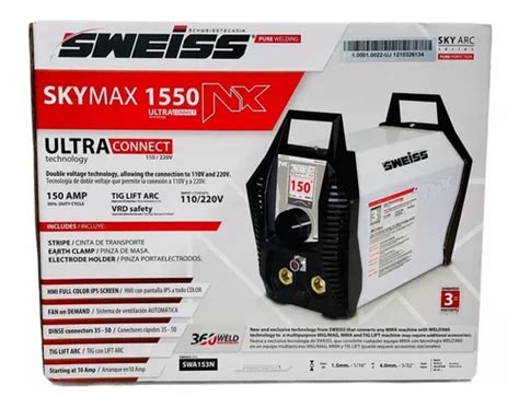 Maquina De Soldar Inversora Sweiss Skymax Nx V En Venta En