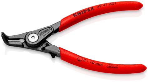 Pince de précision pour circlips Pour circlips extérieurs d arbre Knipex