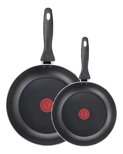 Conjunto De Frigideiras Easy Cook Tefal De Cm E Cm De Alum Nio