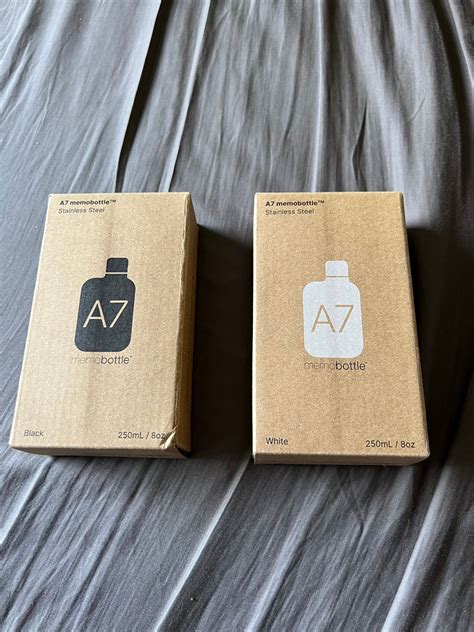 A7 Stainless Steel memobottle (White) – memobottle™