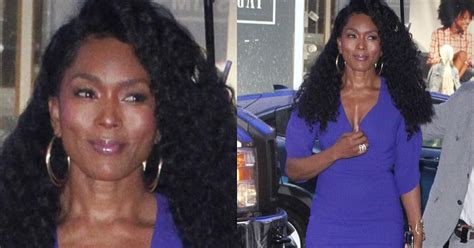 Angela Bassett In Greta Constantine On Good Morning America