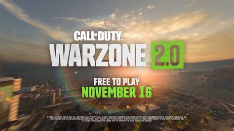 Warzone 2 Launch Trailer - YouTube