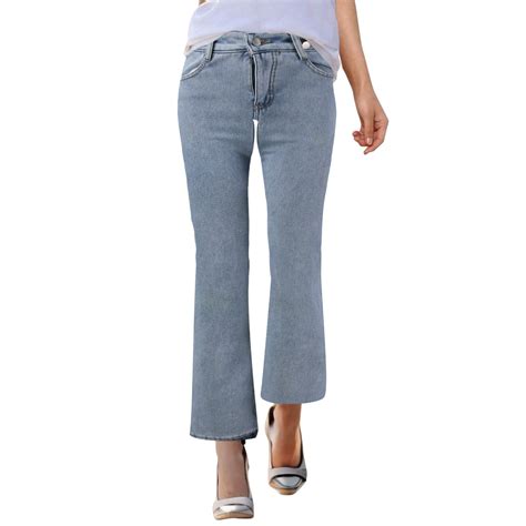 Ierhent Jeans For Women Low Rise Womens High Waisted Bell Bottom Jeans