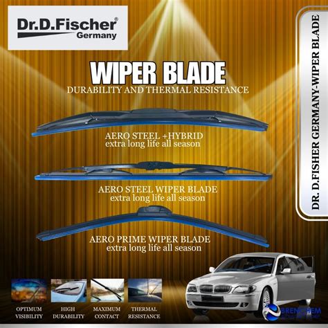 Euro Sports R Dr D Fischer Wiper Blade Aero Steel Hybrid Banana Prime