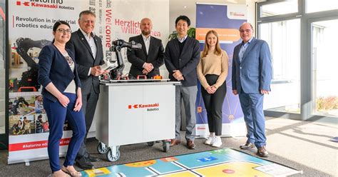 Rhein Kreis Neuss Kawasaki Robotics unterstützt zdi Roboterwettbewerb