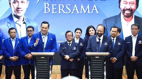 Terima Kunjungan Surya Paloh Ketum Demokrat Ahy Inginkan Kapal Koalisi