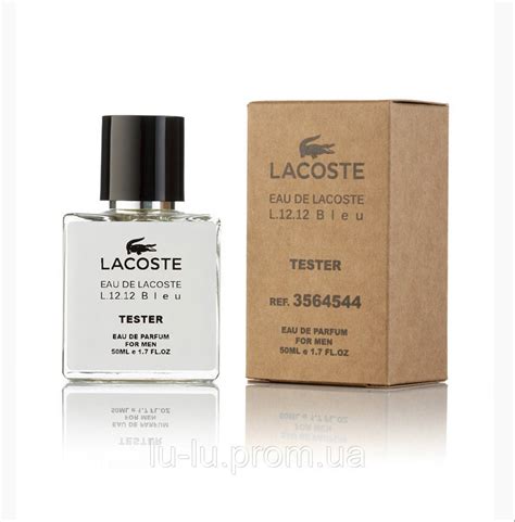 Купить Тестер мужской туалетной воды Lacoste L.12.12 Bleu / Лакоста О ...