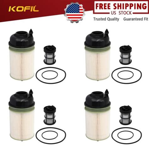 4x For Fleetguard Fk11011 Fuel Filter Kit Dd13 A4720921705