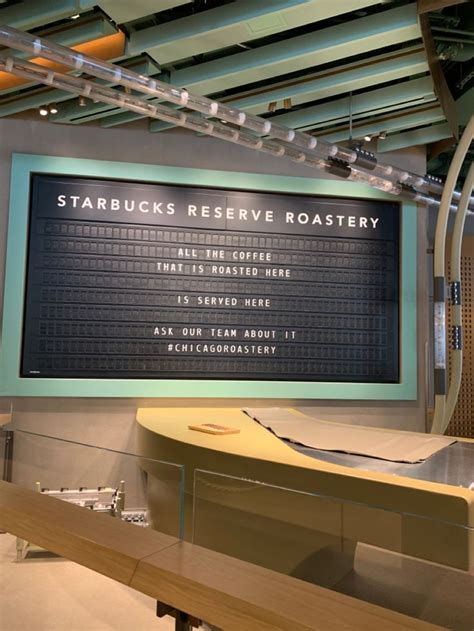 Starbucks Reserve Roastery Chicago Starbucks Reserve Chicago