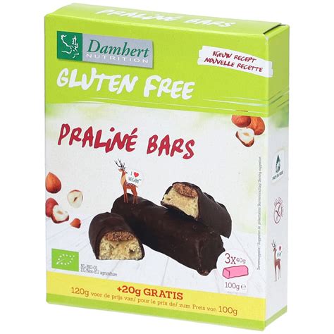 Damhert Lactose Free Praliné glutenfreie Riegel 3x40 g Redcare Apotheke