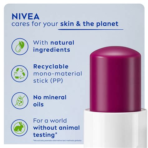 Nivea Blackberry Shine Lip Balm 48g Nivea India