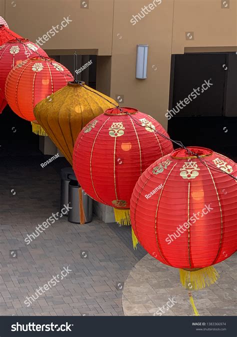 Colorful Chinese Vietnamese New Year Celebration Stock Photo 1383366974 ...