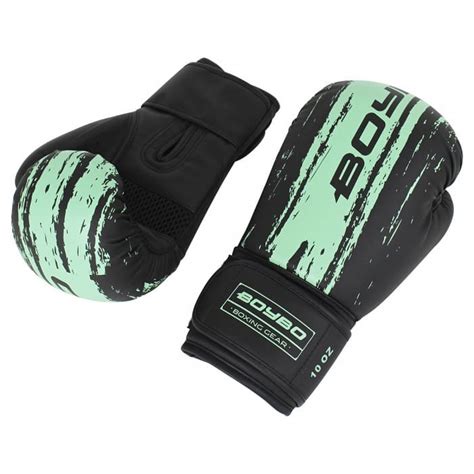 Перчатки боксерские BoyBo Stain Флекс, цвет голубой (12 OZ) купить в ...
