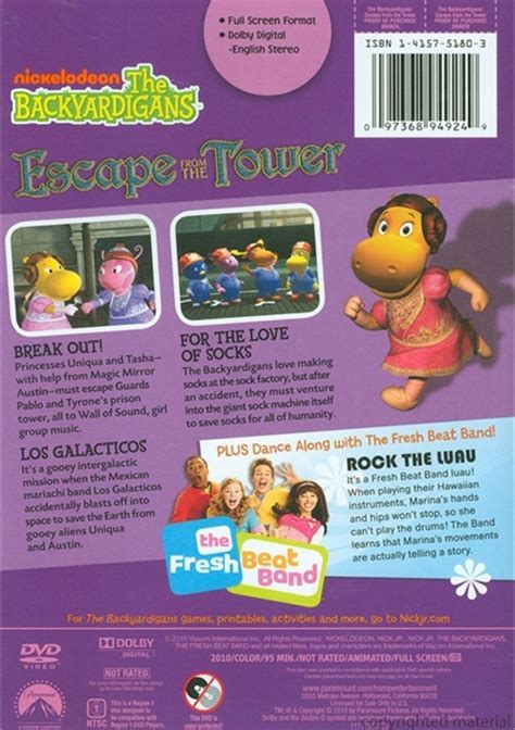 Backyardigans The Escape From The Tower Dvd Dvd Empire