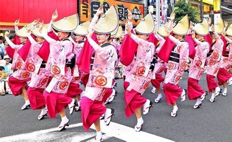 Koenji Awa Odori Gran Festival De Tokio En Agosto