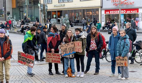 Kundgebung Zum Klimastreik In Heilbronn Verdi Und Fridays For Future