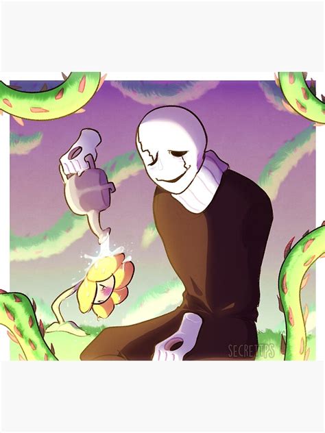 Wd Gaster Undertale Poster For Sale By Secrettps Redbubble