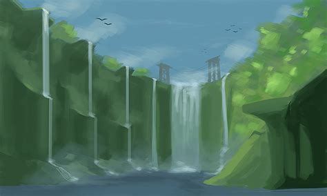 Artstation Waterfalls