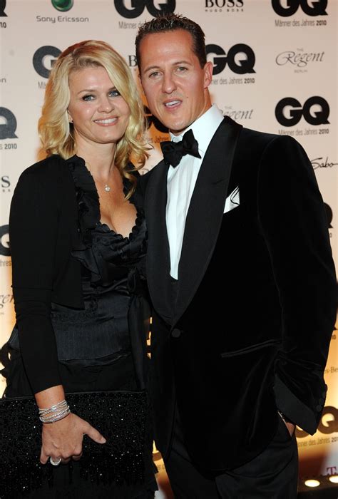 Photo Michael Schumacher et son épouse Corinna lors du gala GQ Men of