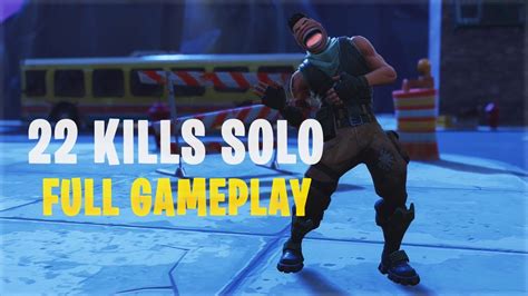 22 Kills Solo Console Fortnite Gameplay Youtube